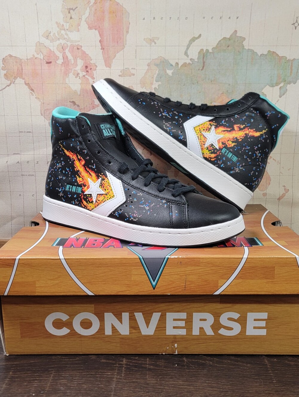 BRAND NEW Converse Pro Leather NBA Jam Shoes   Mens Size 9.0 Women's Size 10.5